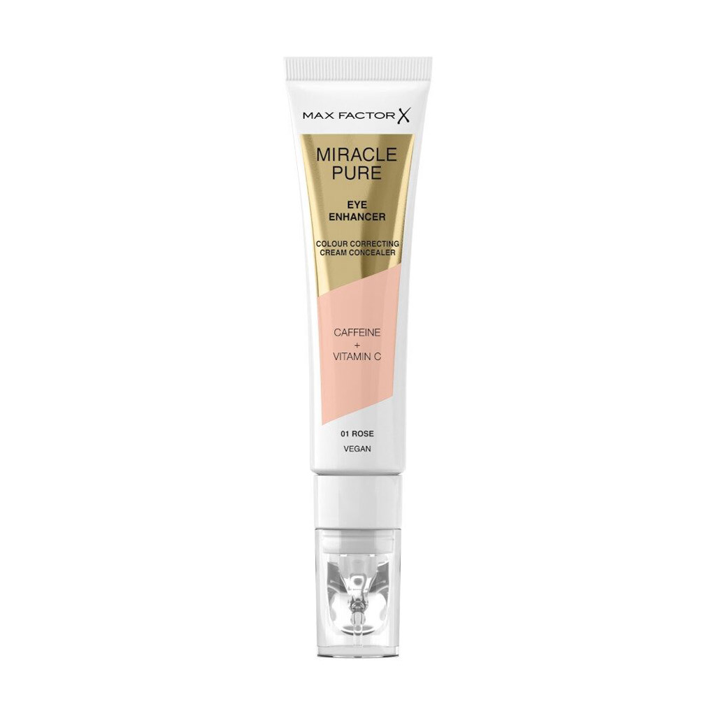 Кремовий консилер для шкіри навколо очей Max Factor Miracle Pure Eye Enhancer Colour Correcting Cream Concealer 01 Rose, 10 мл